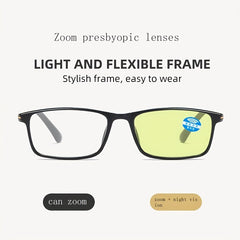 Men Anti Light Reading Glasses Casual Eyeglasses With Glasses Cloth