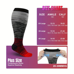 Compression Socks 20 30 Mmhg Wide Knee High Socks