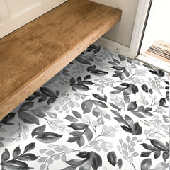 6pcs Watercolor Big Flower Stair Stickers Self adhesive Wallpaper