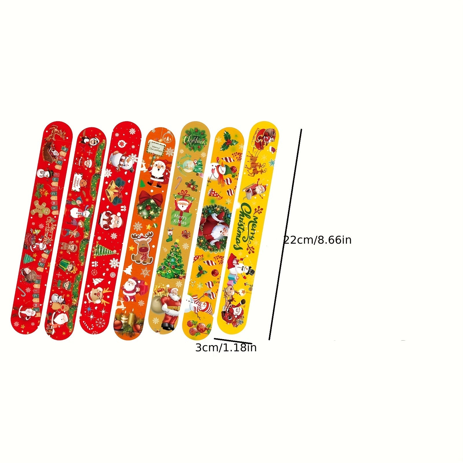 24pcs Christmas Clapper Bracelet Variety Pack