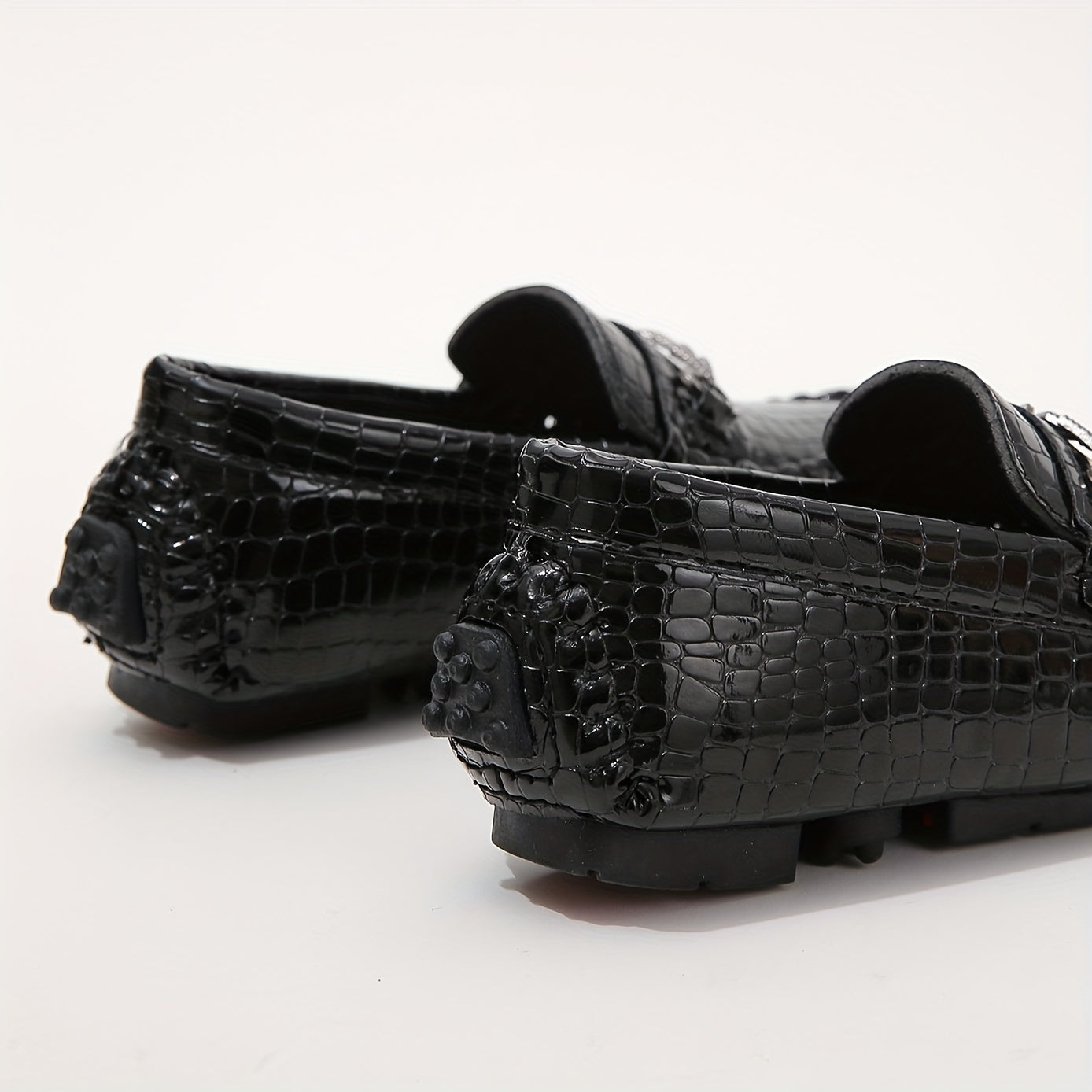Boys Baby Chain Casual Moccasins Lightweight Slip On Flat Shoes