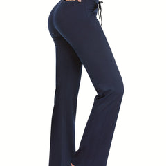 Flared Trousers With Pockets for Fitness Yoga Running