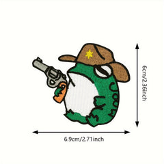 Funny Fat Frog Morale Patch for Caps Uniforms Vests Backpacks