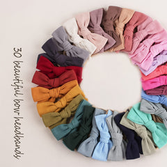 30pcs Bow Headbands Baby Girls Hair Accessory Newborns Infants Toddlers