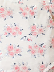 Floral Baby Jumpsuit Short Sleeve Onesie