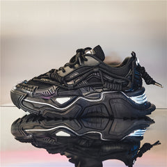 Men's Chunky Lace-Up Dad Sneakers Athletic Shoes