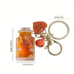 Marine Life Quicksand Keychain Gift for Women and Moms