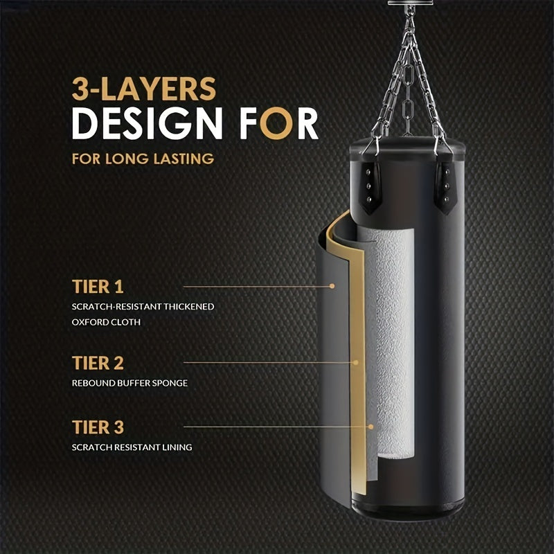 Heavy Duty Punching Bag Set With Gloves & Hook