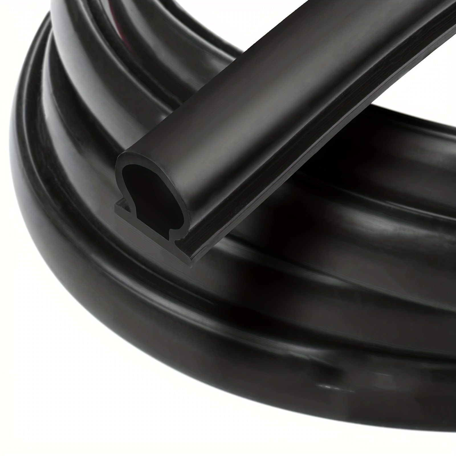 Silicone Rubber Weather Stripping Door Seal Strip - Self Adhesive Backing