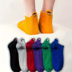 6 Pairs Ankle Socks Candy Cartoon Casual Funny Socks