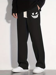 Grimace Pattern Mopping Pants Men s Casual Drawstring Joggers