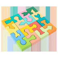Wooden Geometric Shapes Matching Educational Toy