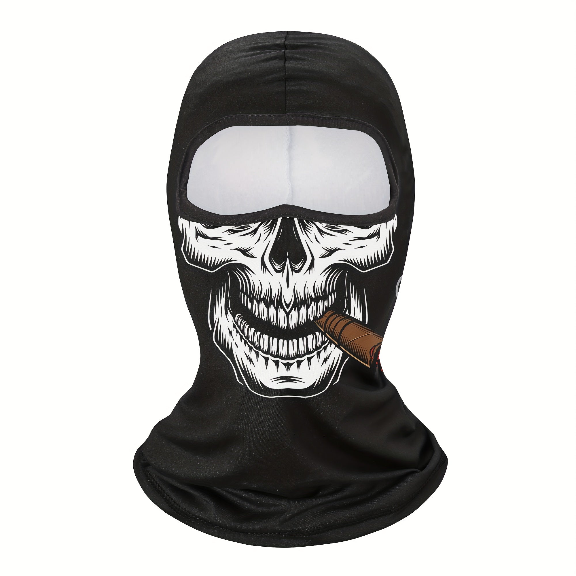 Meromibe Winter Fleece Balaclava Face Mask Ghost Skull Thermal Full Face Cover