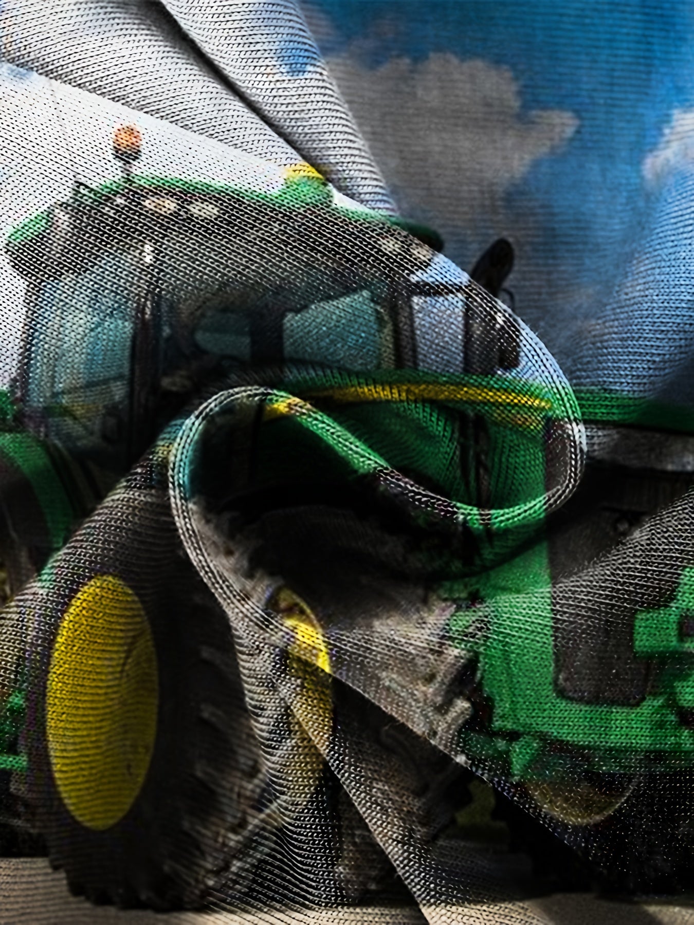 Boy's Summer Car Tractor Graphic T-Shirt 3D Print Tops