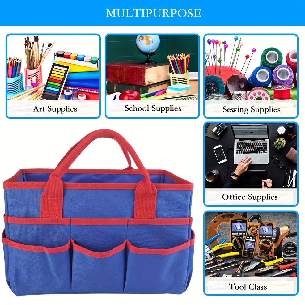 Large Capacity Handicraft Handbag Sewing Supplies Storage Organizer Tote Bag