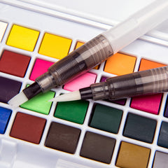 36 Colors 48 Solid Watercolor Paint Set for Kids Adults Beginners Artists