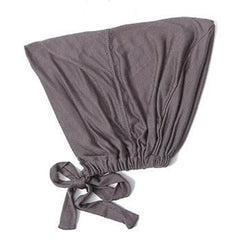 Adjustable Inner Under Hijab Cap With Ties Back Under Scarf Solid Bonnet Caps