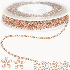 16.4" Golden Stainless Steel Chain 2mm for DIY Jewelry Making