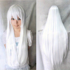 Colorful Long Straight Wig With Bangs Synthetic Wig Cosplay Wigs