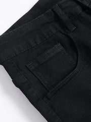 Men's Stretch Denim Shorts Casual Outdoor Summer Cargo Pocket