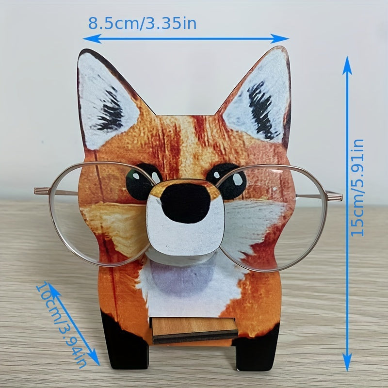 Wooden Glasses Display Stand Shelf Rack Eyeglasses Holder