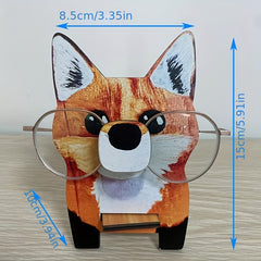 Wooden Glasses Display Stand Shelf Rack Eyeglasses Holder