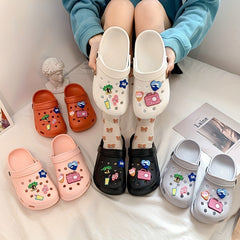 26pcs 30pcs PVC Shoes Charm Cartoon Hole Buckle Clogs Accessories