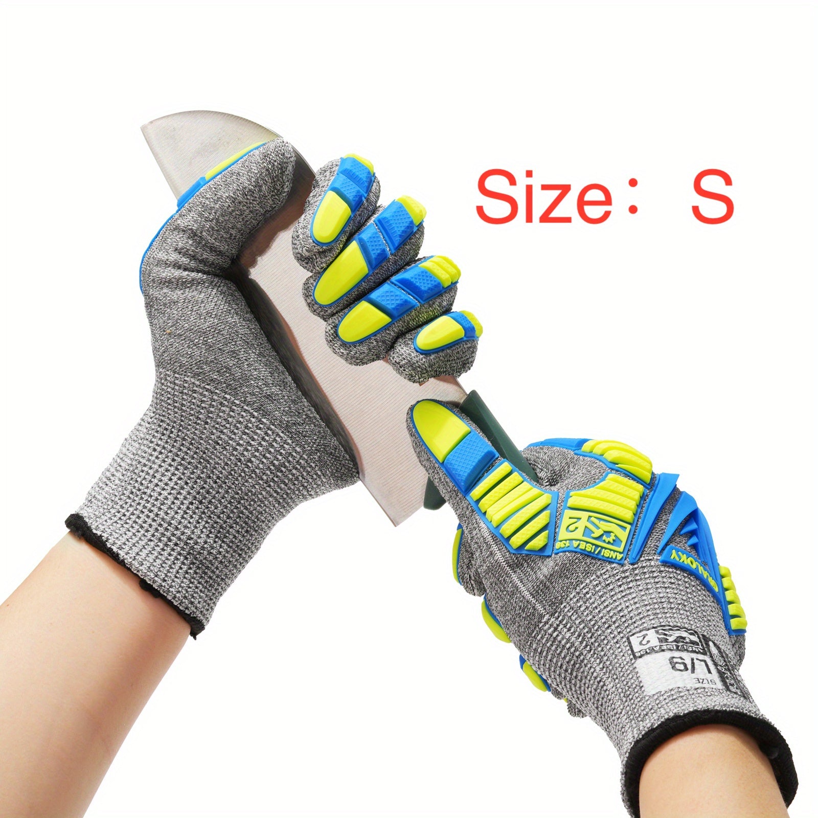 Cut Resistant Gloves for Men Women with TPR Protection