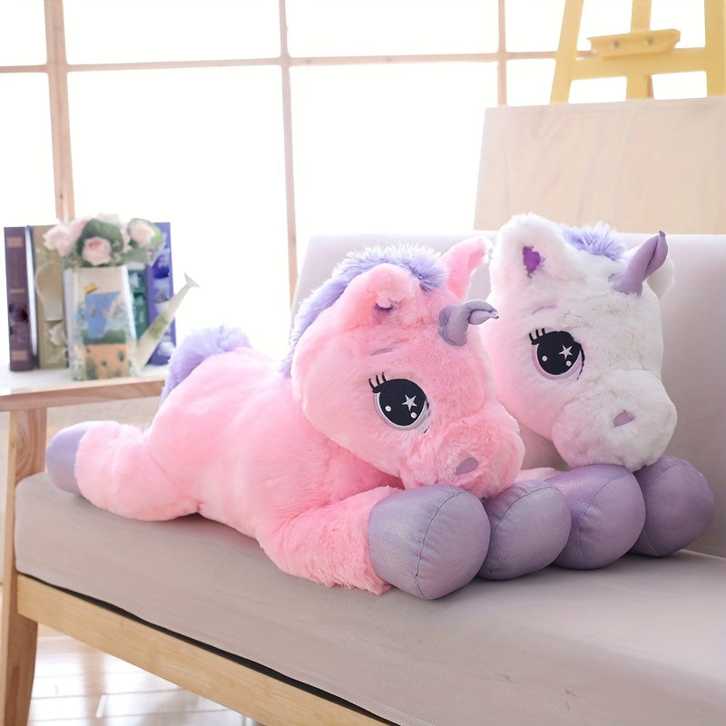 Giant 109 Violet Unicorn Plush Toy Soft Cuddly Cartoon Stuffed Animal