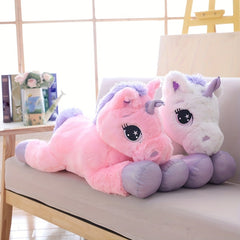 Giant 109 Violet Unicorn Plush Toy Soft Cuddly Cartoon Stuffed Animal