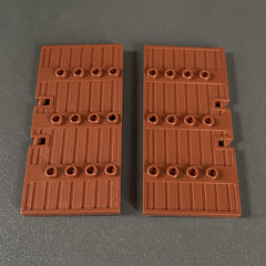 2pcs Door Building Blocks Street View Decorations Halloween Christmas