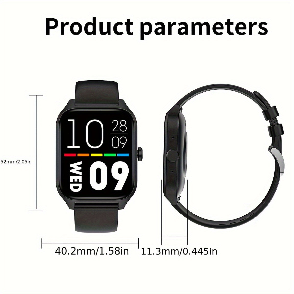 Smartwatch Wireless Call Watch Answer End Call Message Real Time Push