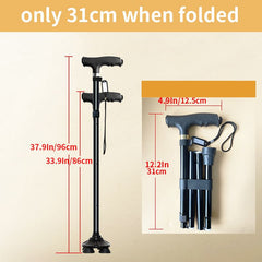 Adjustable Canes Portable Walking Sticks for Hiking