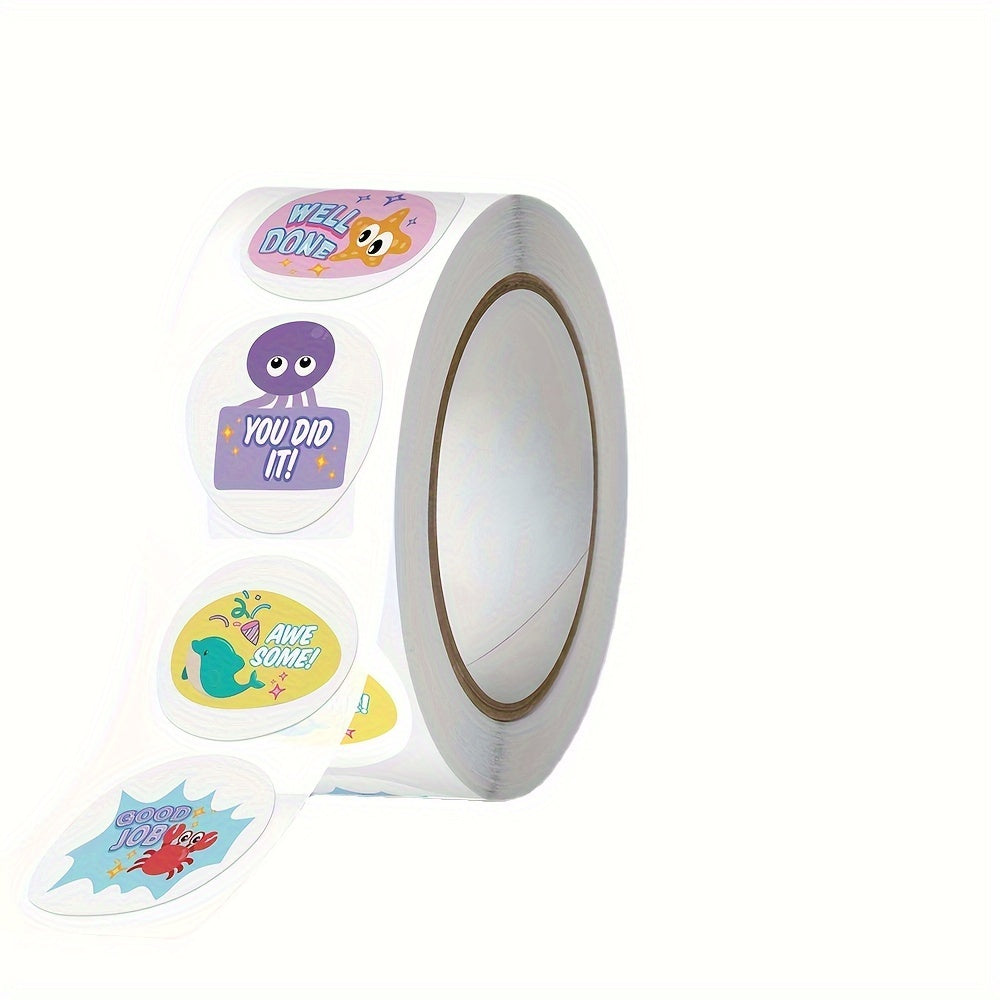 Reward Stickers 500 Sheets - Ocean Animal Award Stickers
