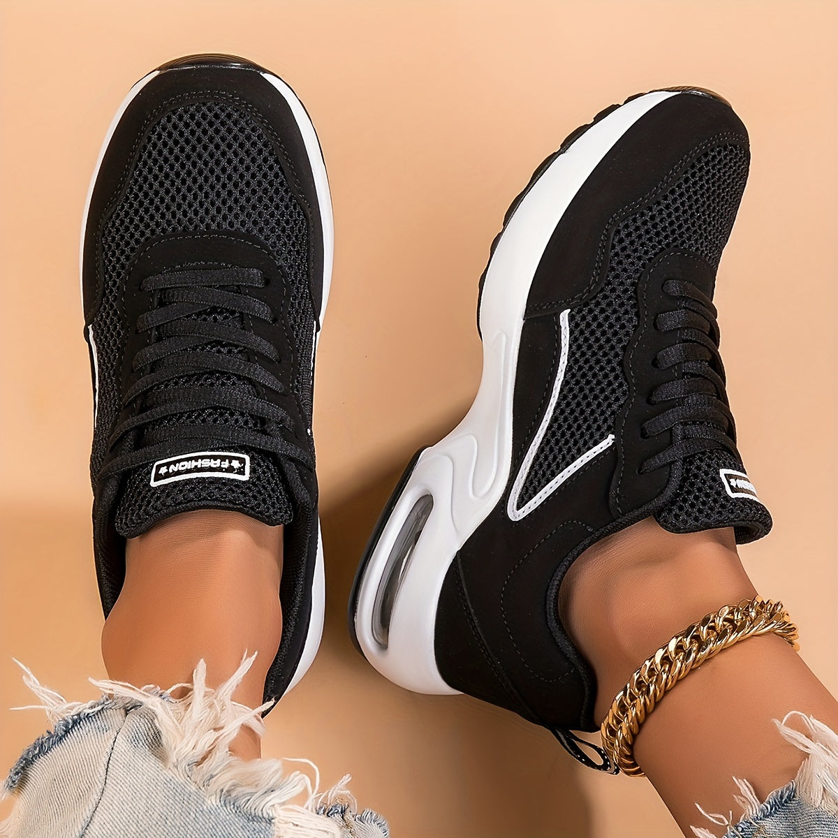 Women's Air Cushion Sneakers - Comfort & Style for Active Lifestyle