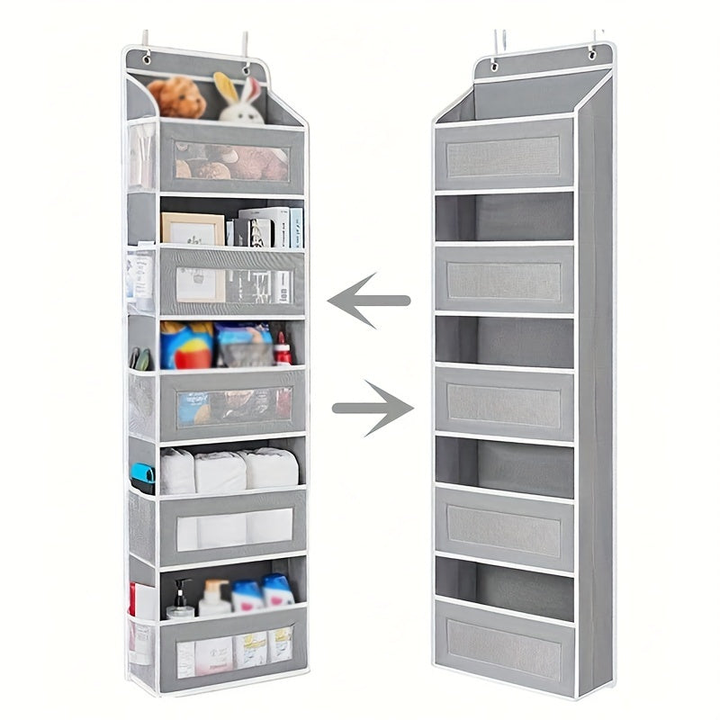 Over Door Hanging Closet Organizer Anti Tilt Storage Boxes Durable
