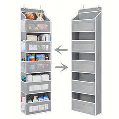 Over Door Hanging Closet Organizer Anti Tilt Storage Boxes Durable