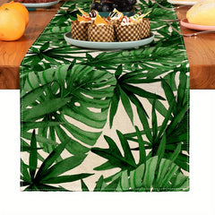 Poly Floral Print Table Runner Kitchen Dining Decor Linen Christmas Square