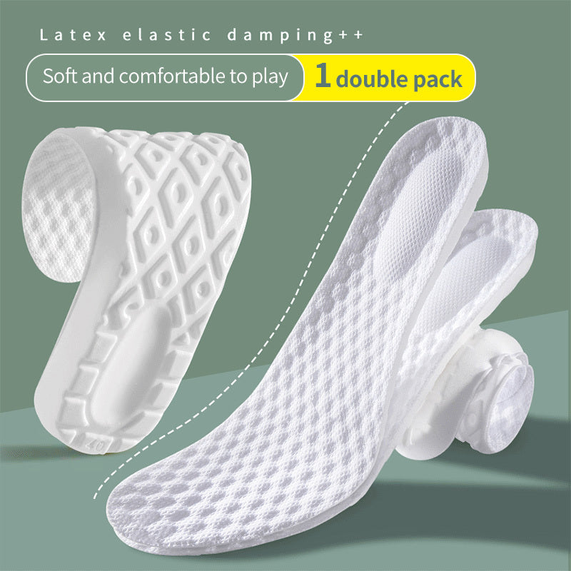 Sports Insoles PU Deodorant Breathable Cushion Running Insoles