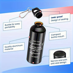 500ml Aluminum Water Bottle Reusable Lightweight Cup