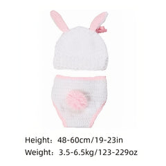 6M Newborn Beanie Cap Baby Photography Props