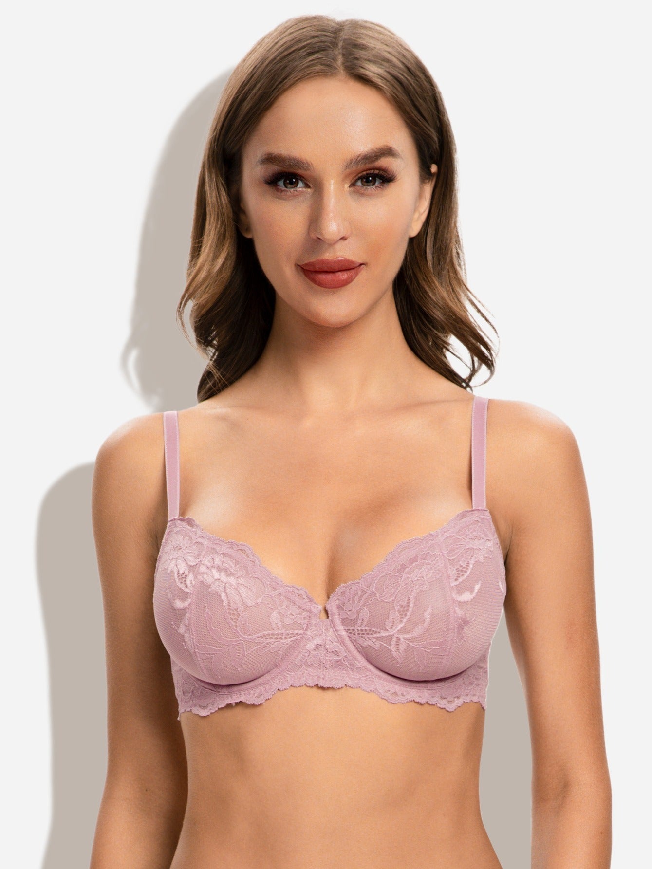 Sexy Face Lace Push Up Bra Soft Breathable Underwear