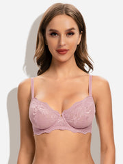 Sexy Face Lace Push Up Bra Soft Breathable Underwear