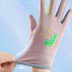 Cartoon Night Lighting Gloves for Winter Sports