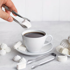6/12pcs Stainless Steel Ice Cube Tongs Bread Baking Clips
