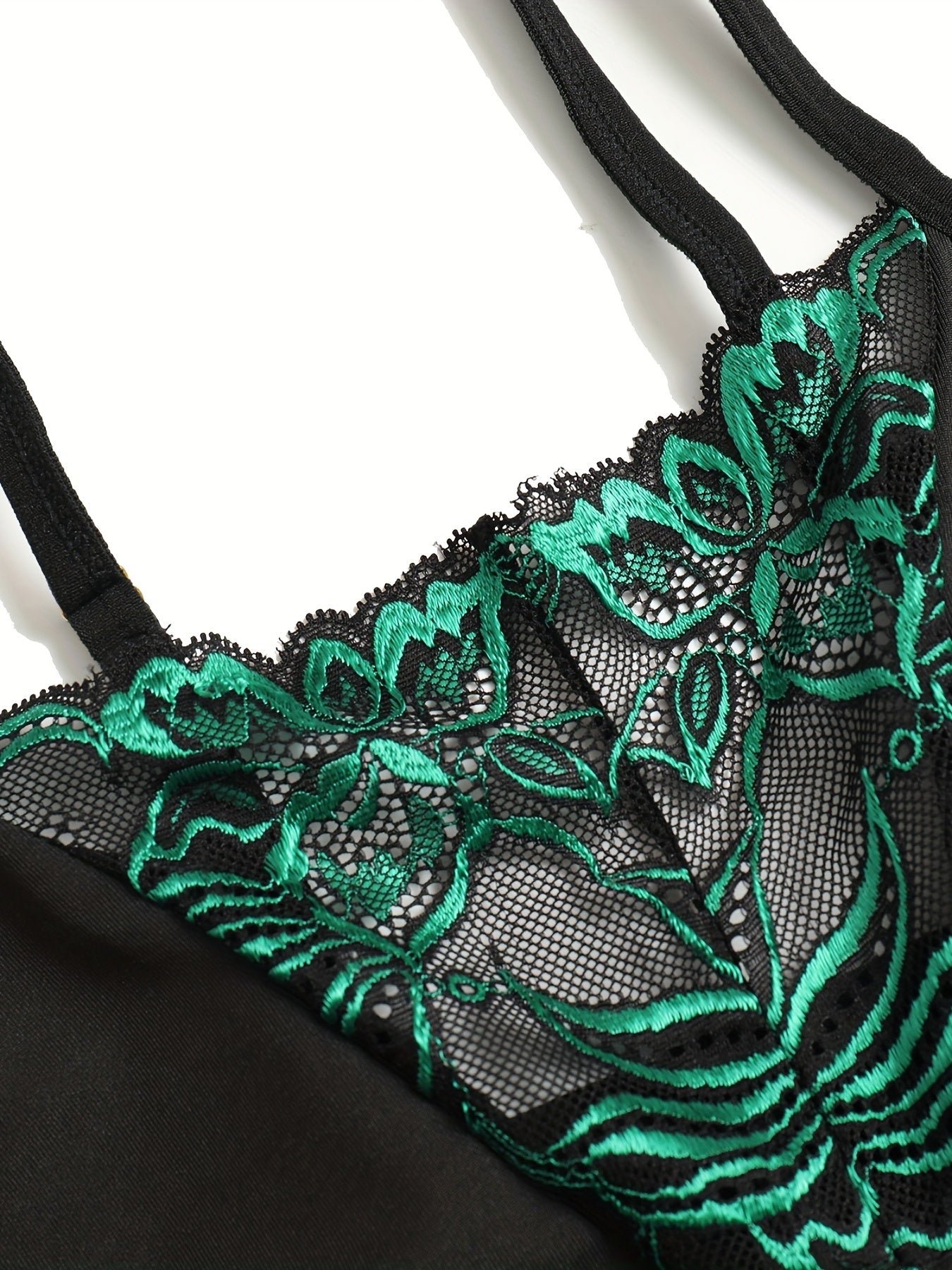 Lace Jacquard Lingerie Set