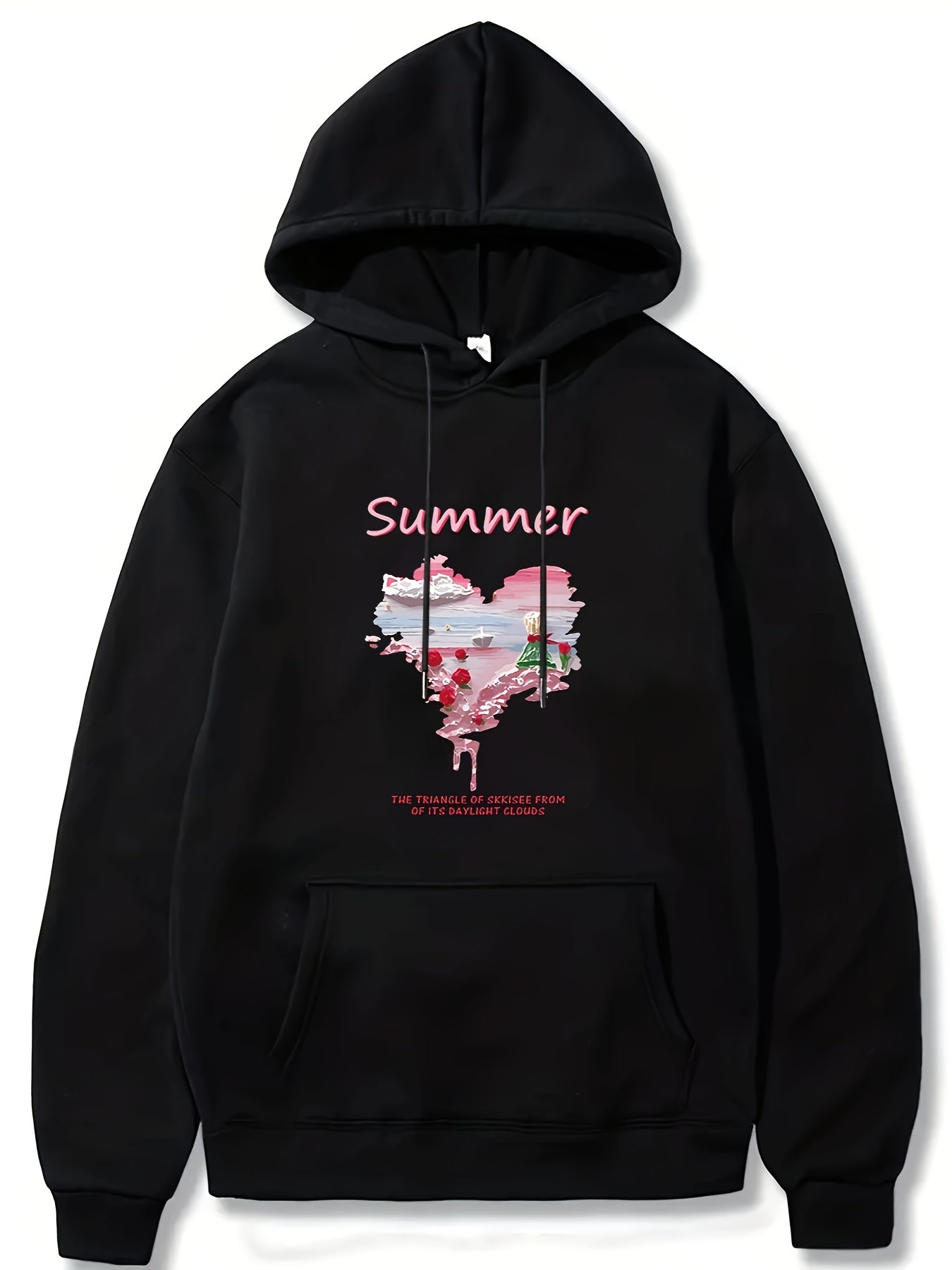 Little Prince Rose Hearts Men's Hoodie