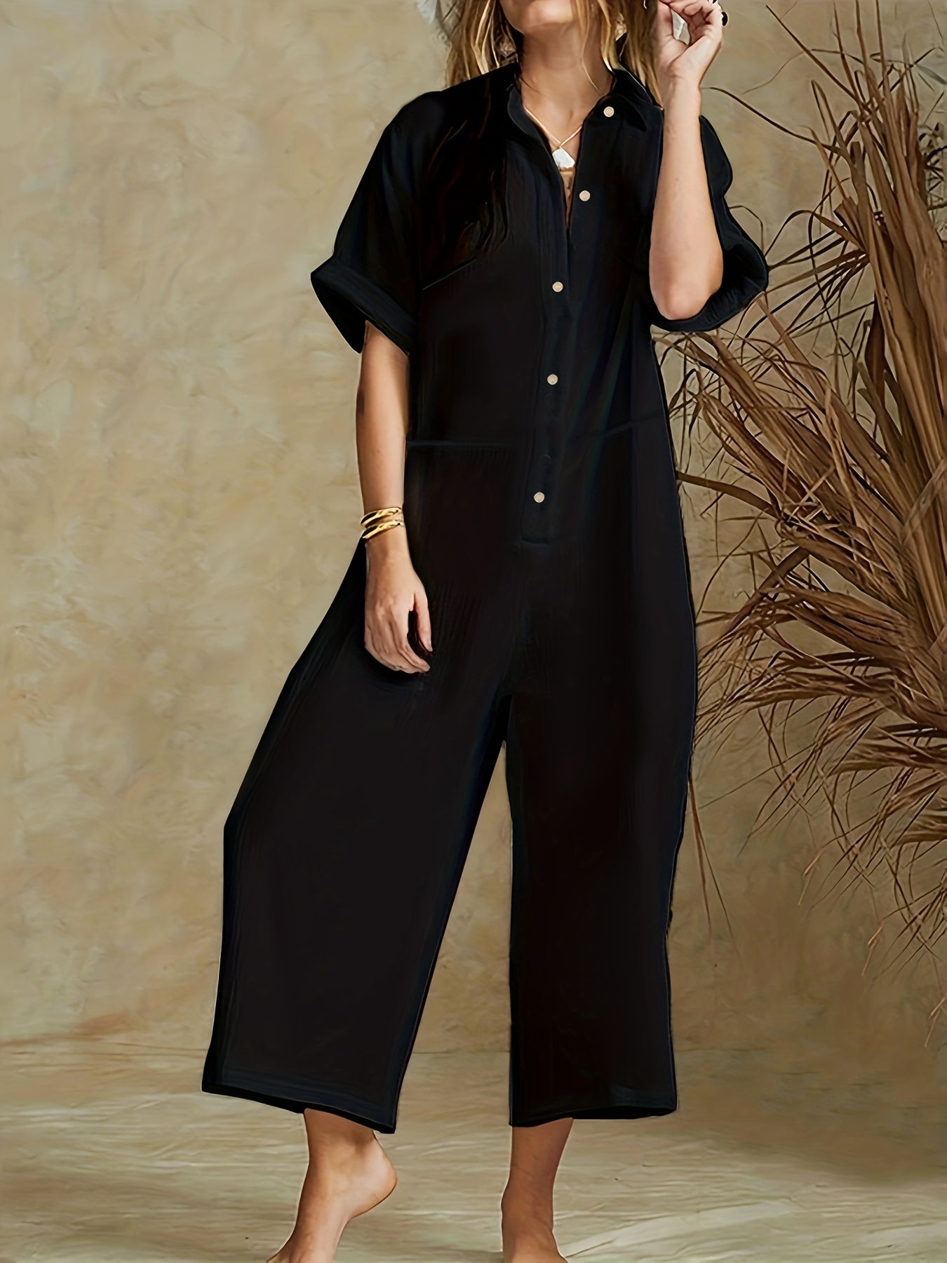 Casual Jumpsuit Wide Leg Jumpsuit