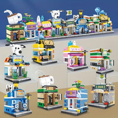 Stackable Building Blocks Toy Set for Kids, City Street View