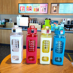 Portable Square Sports Water Bottle 900ml